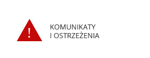 Komunikaty i ostrzeżenia